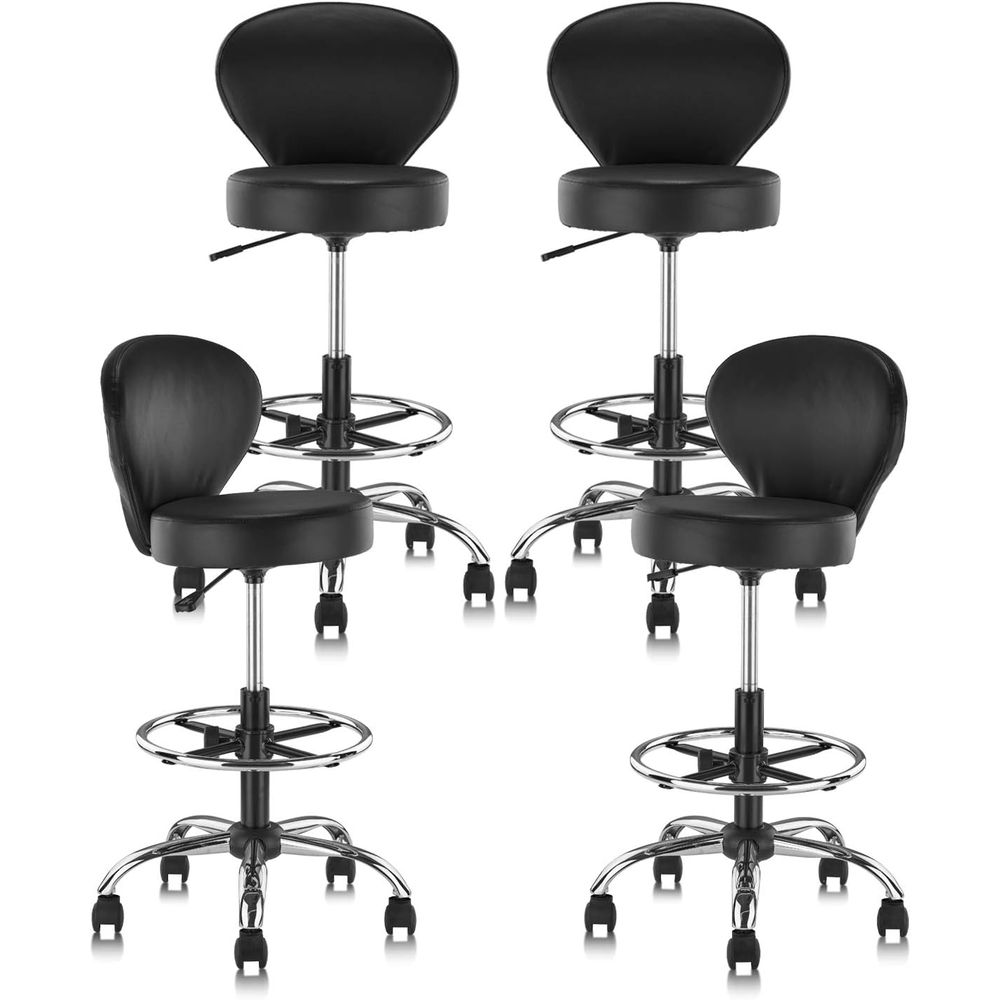 Spa & Wellness Zámeček Petrovice - Set of 4 PVC Leather Swivel