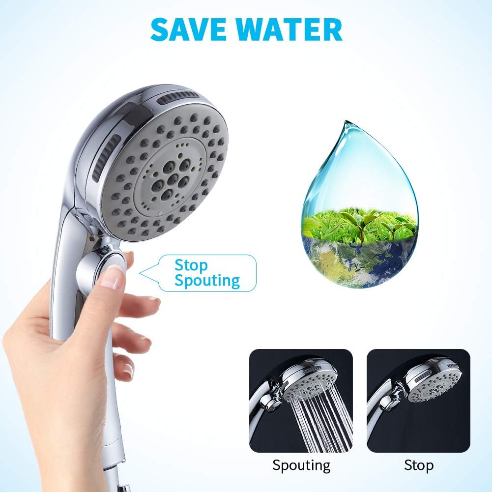 High Pressure Shower Head with - Spa & Wellness Zámeček Petrovice avaliação e preço