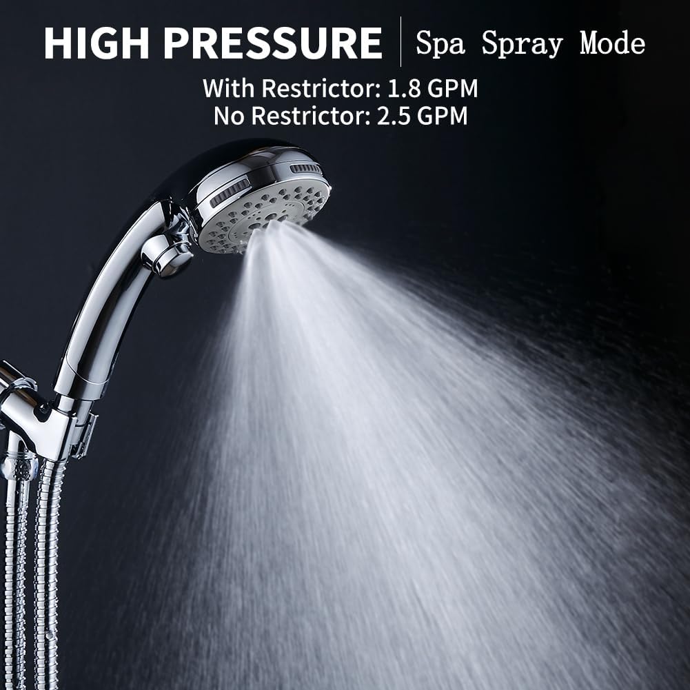 High Pressure Shower Head with - Spa & Wellness Zámeček Petrovice avaliação e preço