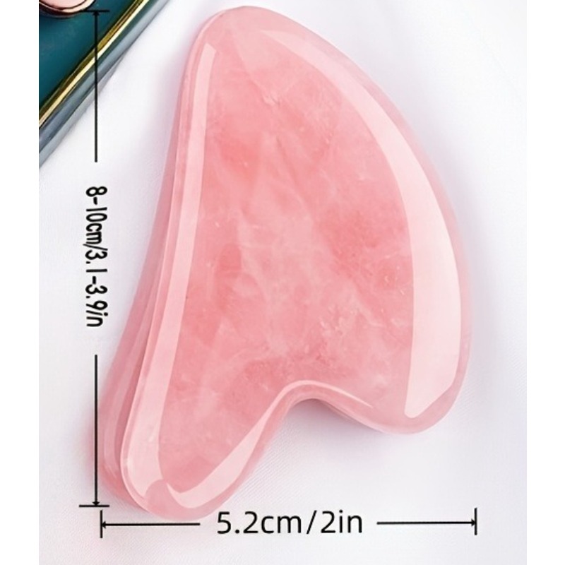 Heart Shaped Rose Quartz Gua S - Gua Sha Tool Rose Quartz avaliação e preço