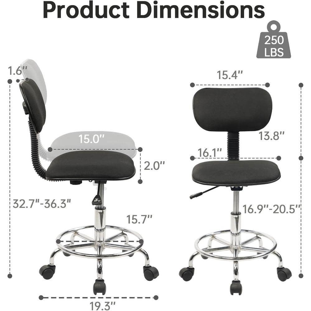 Adjustable Height Swivel Stool - Spa & Wellness Zámeček Petrovice avaliação e preço