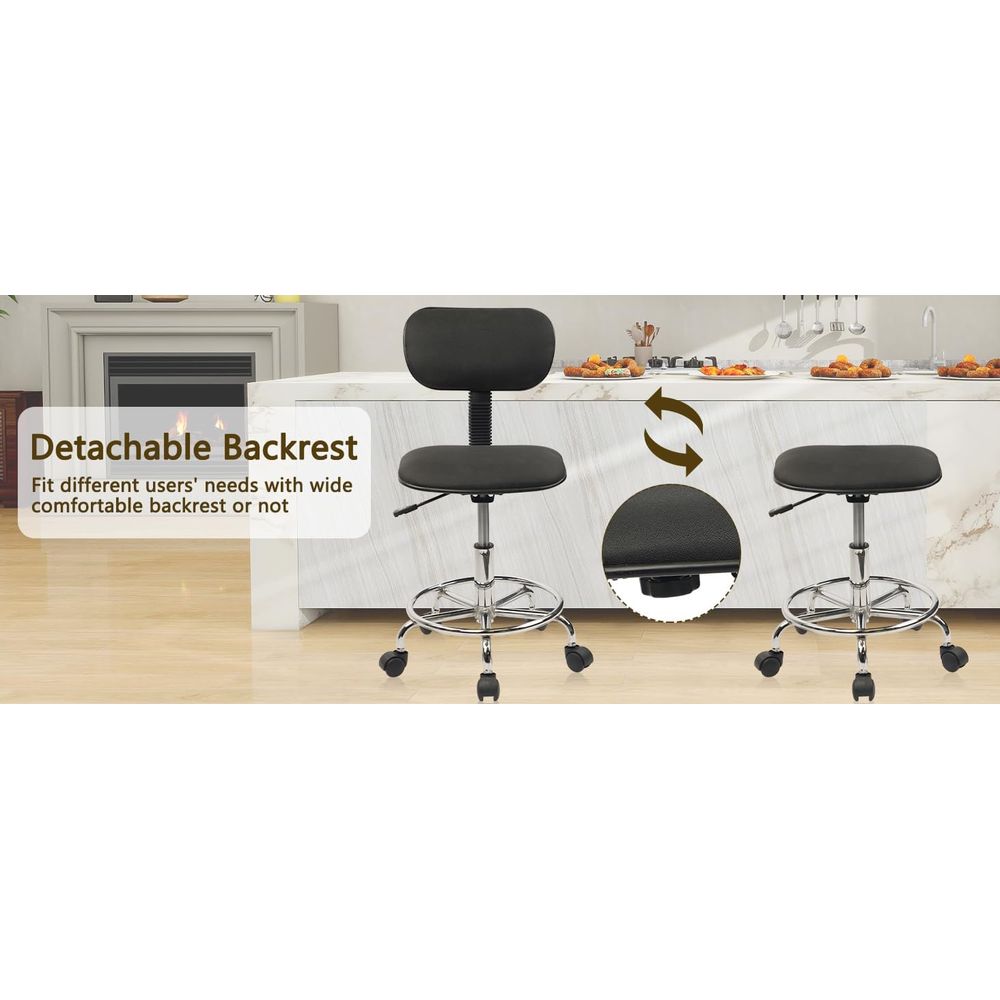 Adjustable Height Swivel Stool - Spa & Wellness Zámeček Petrovice avaliação e preço