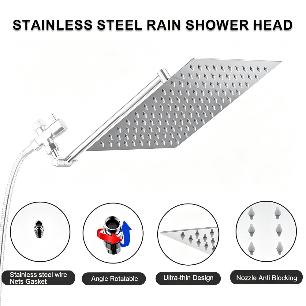 1 pc high-pressure shower head - Spa & Wellness Zámeček Petrovice avaliação e preço