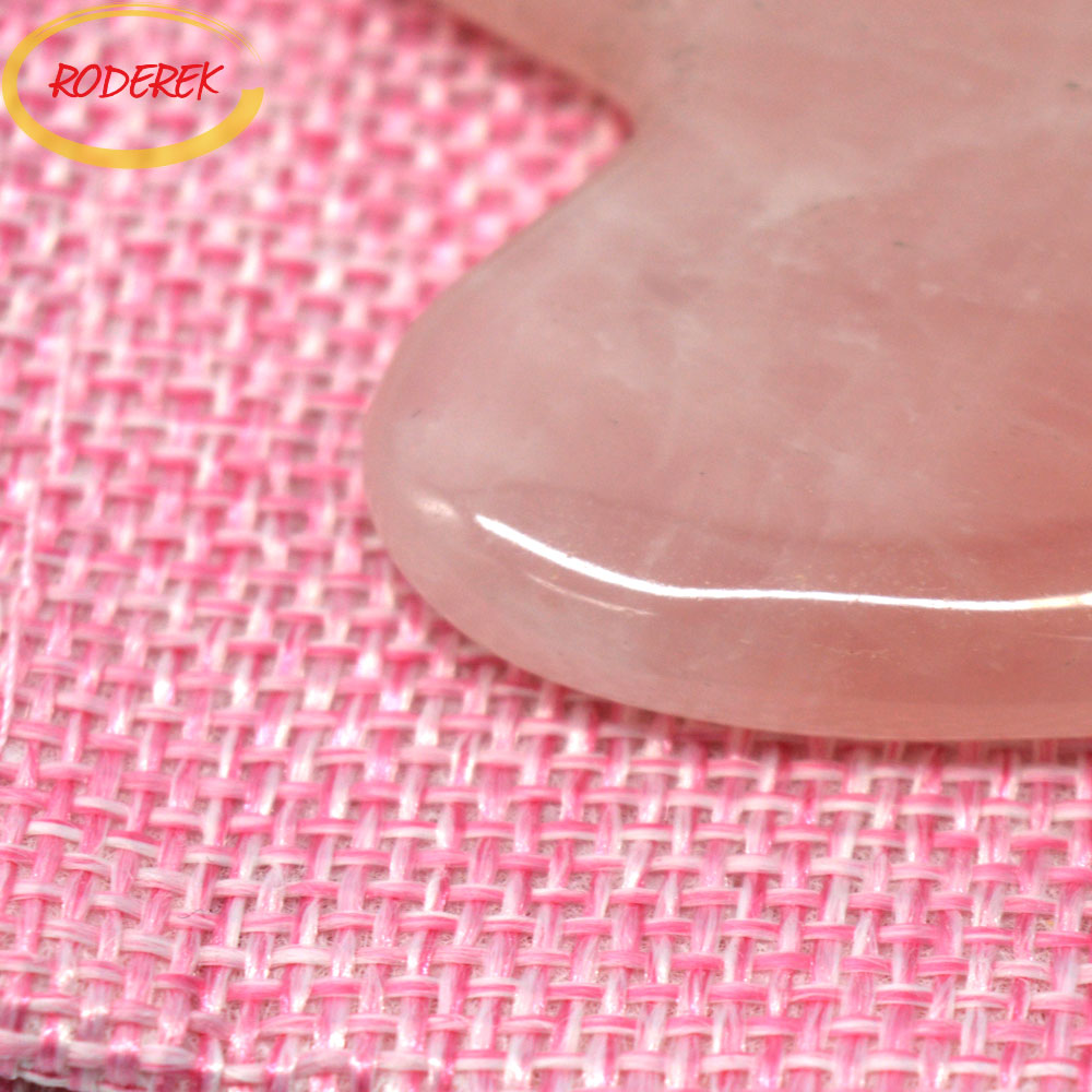 Jade Guasha Plate Natural Rose - Gua Sha Tool Rose Quartz avaliação e preço