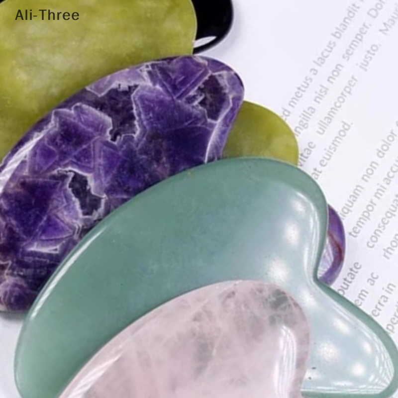 1Pc New Stone Gua Sha Massage  - Gua Sha Tool Rose Quartz avaliação e preço