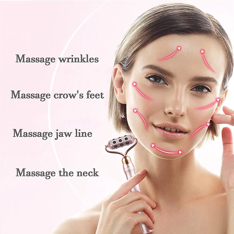 3 In 1 3D Roller Germanium Sto - Gua Sha Tool Rose Quartz avaliação e preço