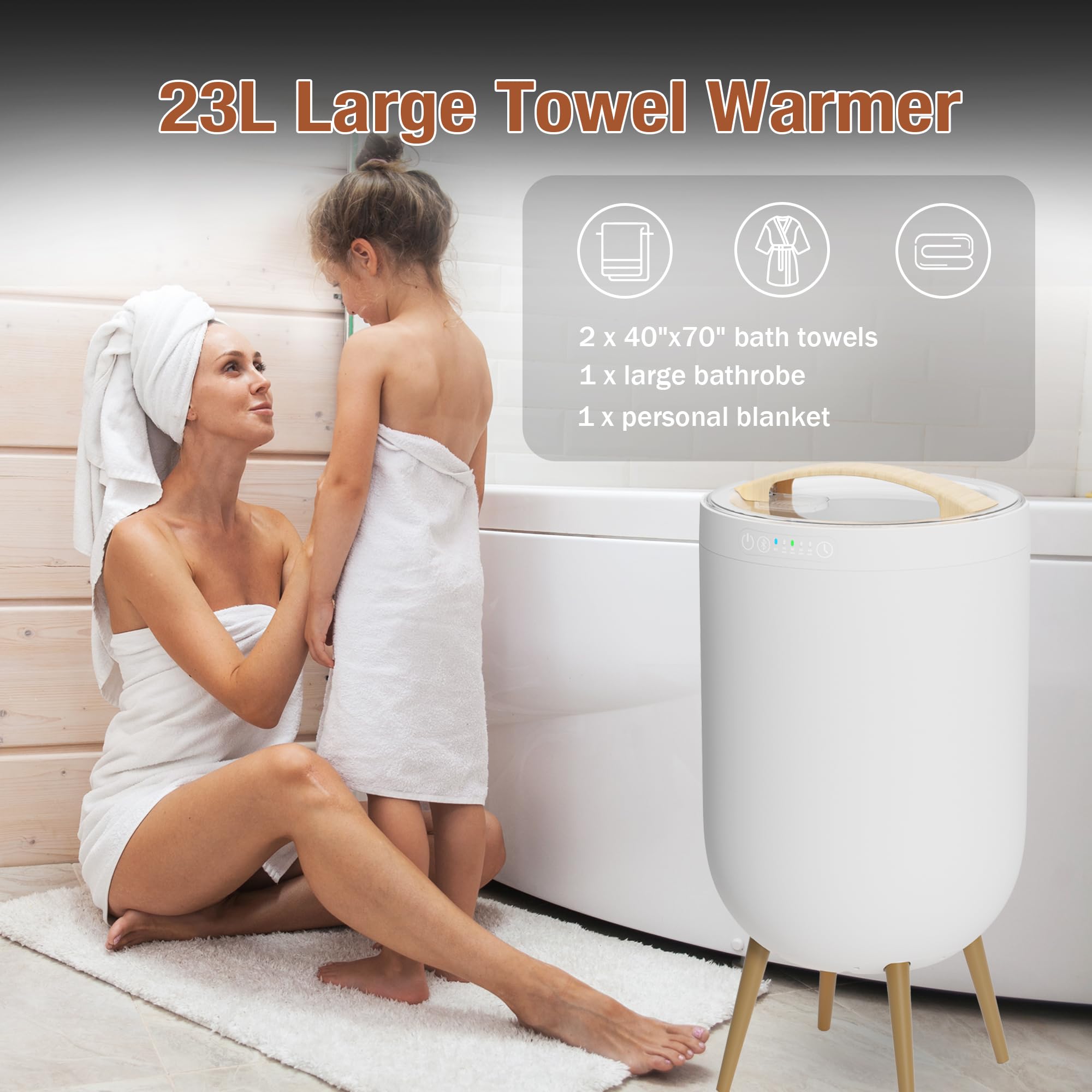 Luxury Spa Towel Warmer Bucket - Spa & Wellness Zámeček Petrovice avaliação e preço
