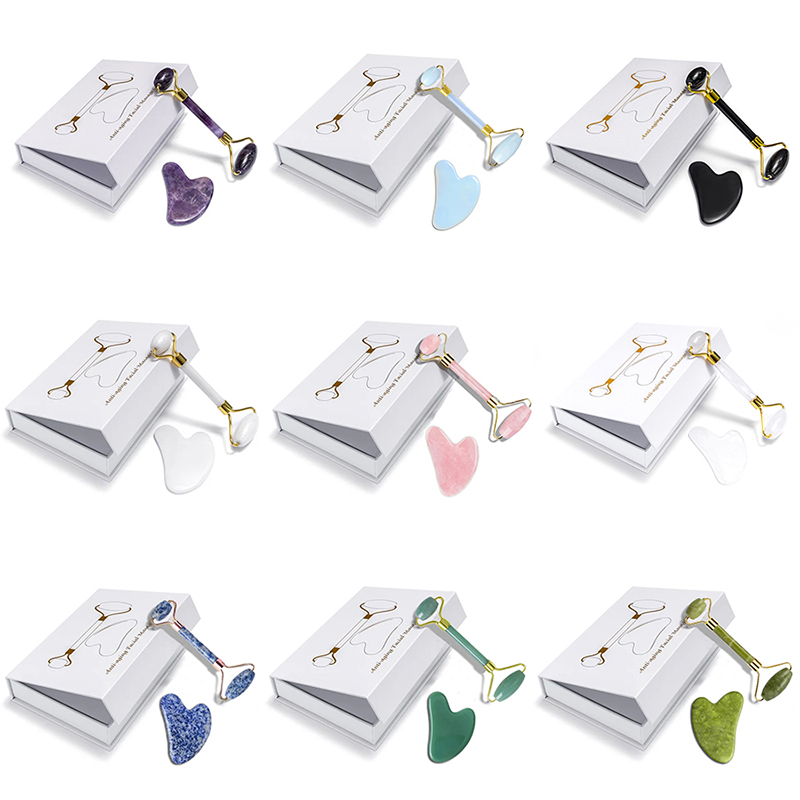 Rose Quartz Natural Jade Rolle - Gua Sha Tool Rose Quartz avaliação e preço