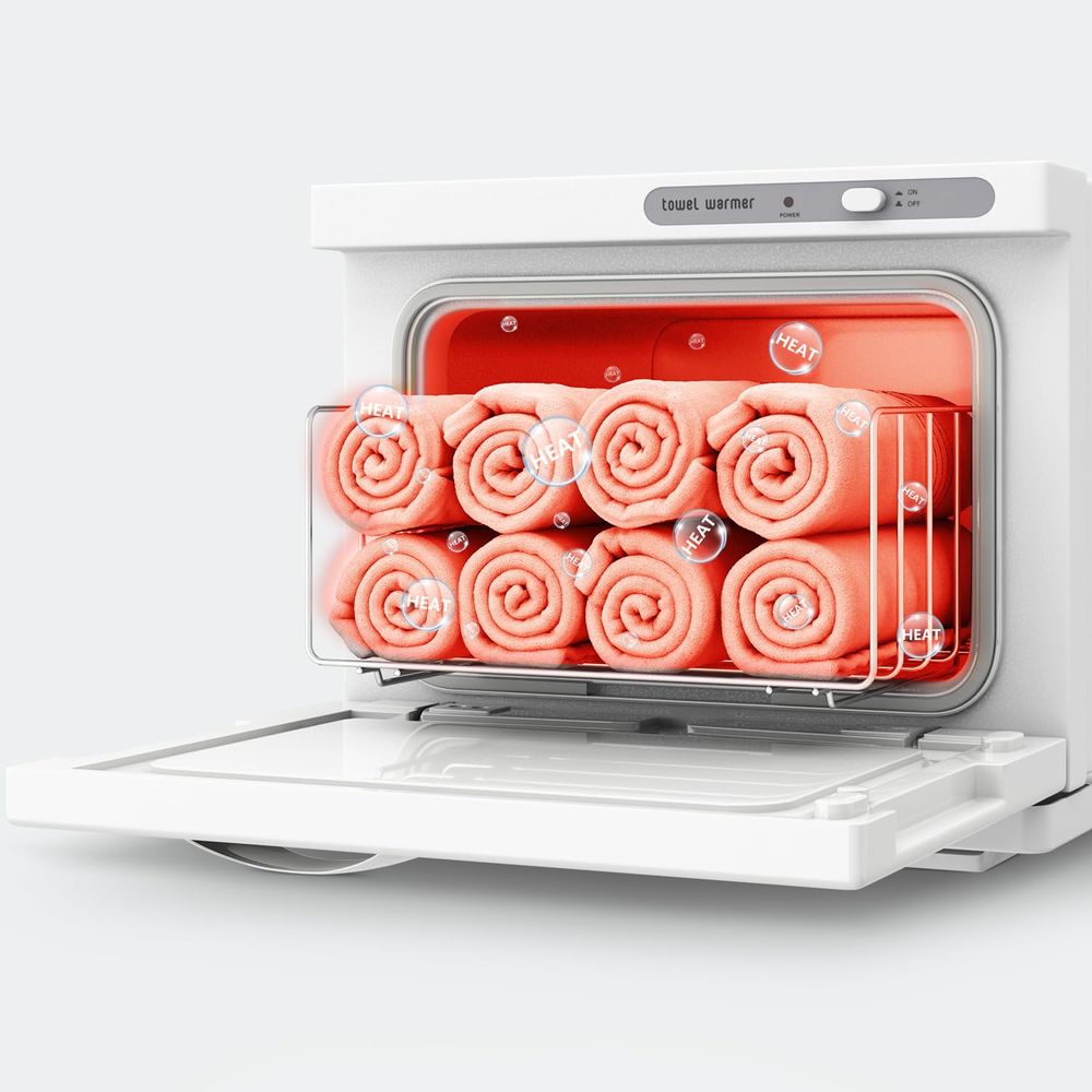 Compact 8L White Towel Warmer  - Spa & Wellness Zámeček Petrovice avaliação e preço