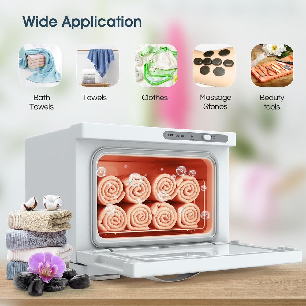 Compact 8L White Towel Warmer  - Spa & Wellness Zámeček Petrovice avaliação e preço