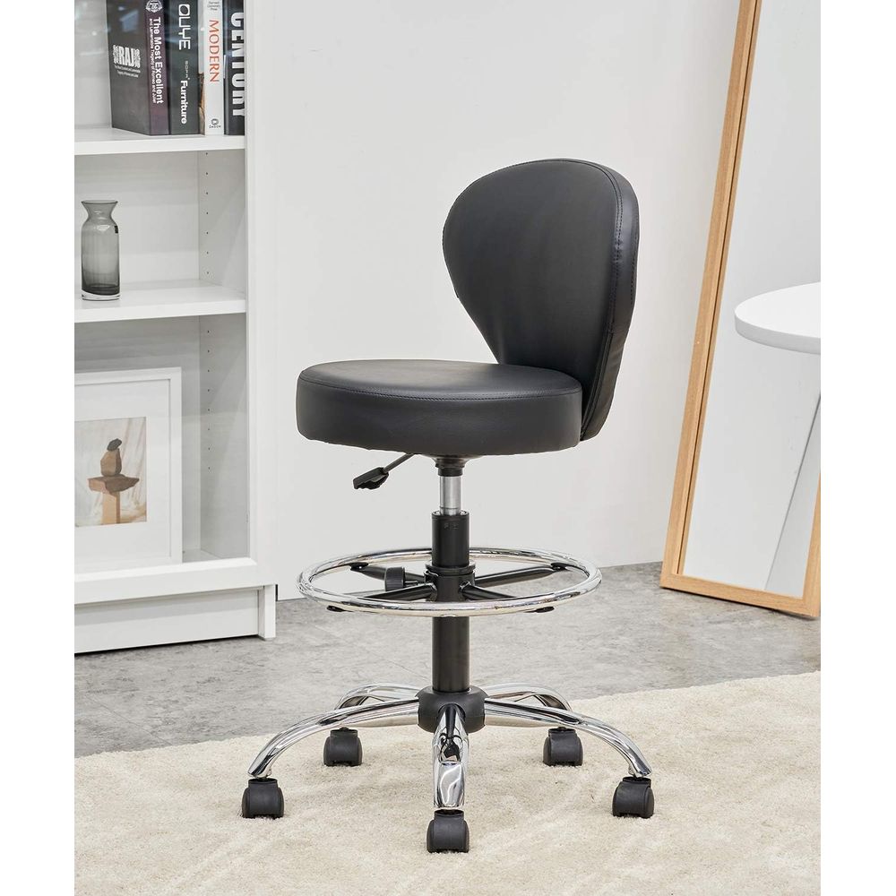 Set of 4 PVC Leather Swivel St - Spa & Wellness Zámeček Petrovice avaliação e preço