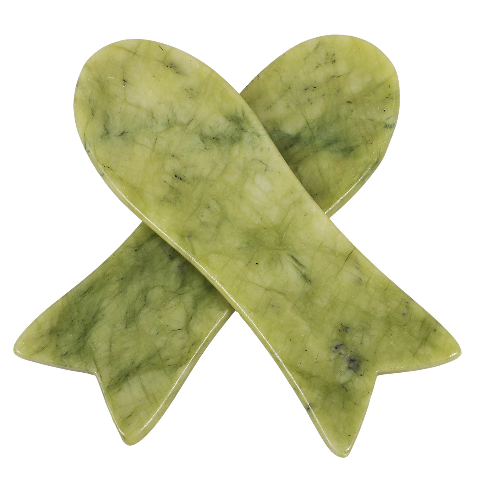 2Pcs Natural Jade Gua Sha Scra - Spa Y Wellness avaliação e preço
