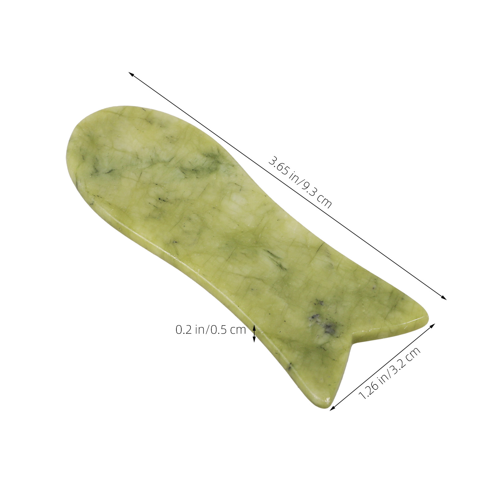 2Pcs Natural Jade Gua Sha Scra - Spa Y Wellness avaliação e preço