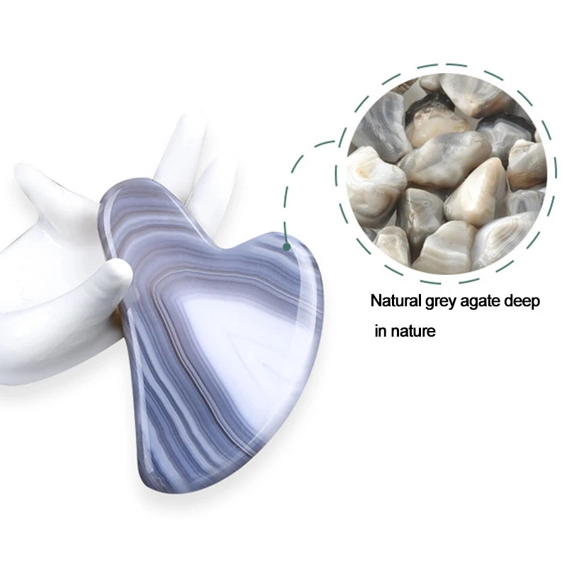 10pcs Natural Jade Gua Sha Set - Gua Sha Tool Rose Quartz avaliação e preço