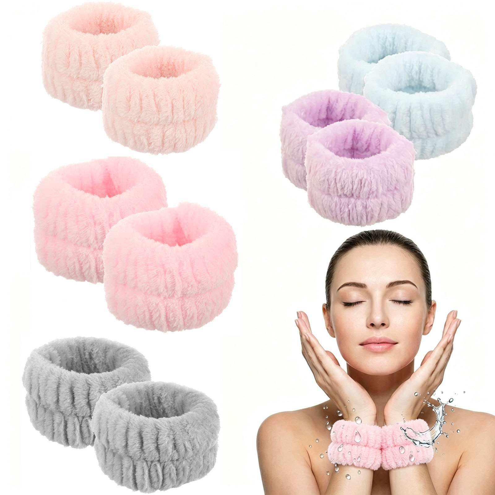 2Pcs Wrist Band Washing Face S - Spa Y Wellness avaliação e preço