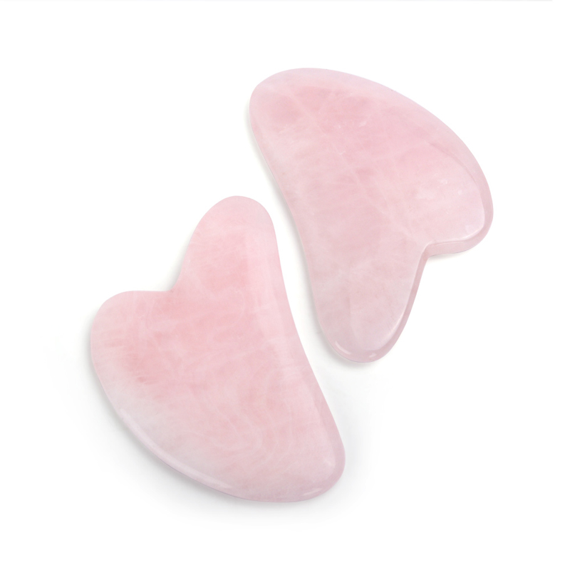 Rose Quartz Jade Guasha Massag - Gua Sha Tool Rose Quartz avaliação e preço