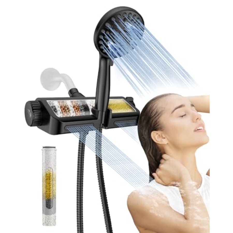 Filtered Shower Head with Hand - Spa & Wellness Zámeček Petrovice avaliação e preço